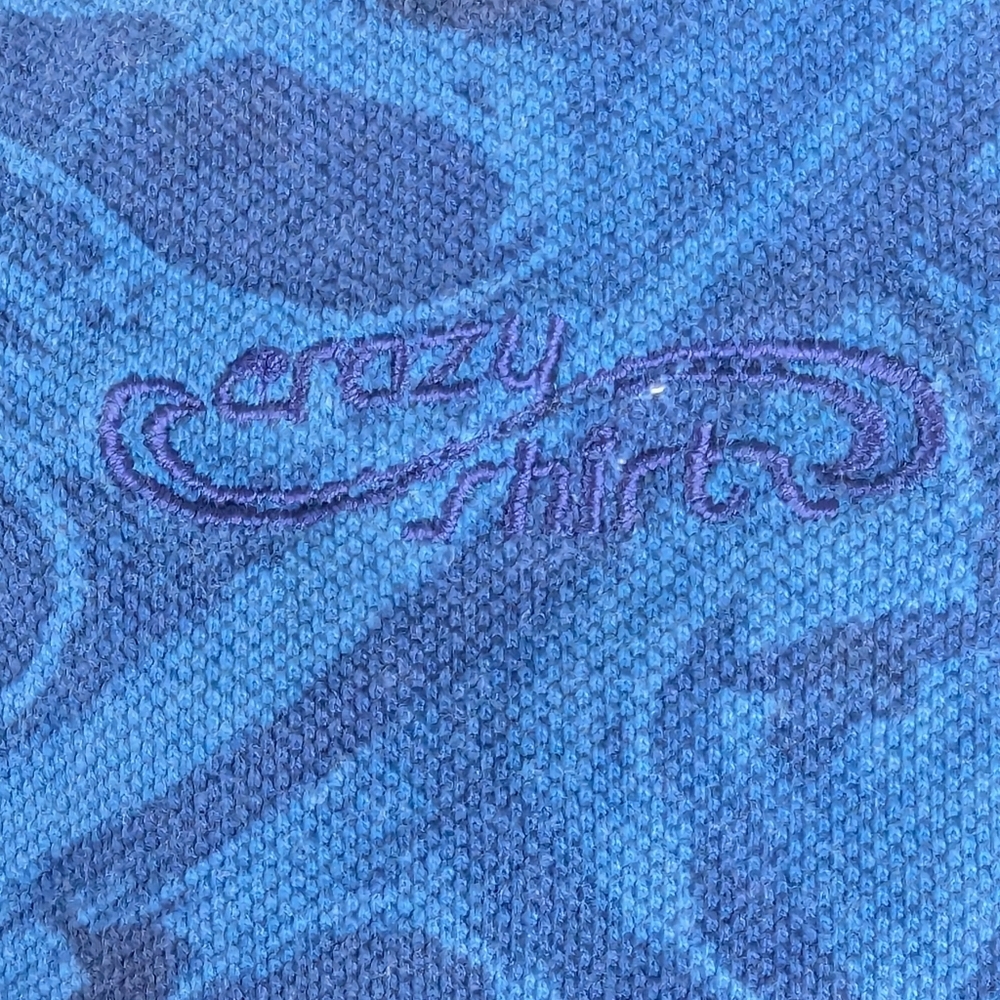 Crazy Shirts Hawaiian Polo XL Blue Tropical Print - Picture 4 of 11